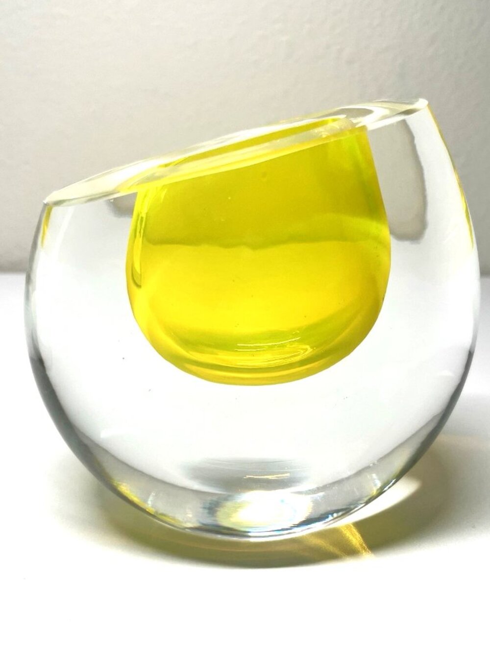 Global Views Color Drop Glass Vase – Modern Home Décor Accent